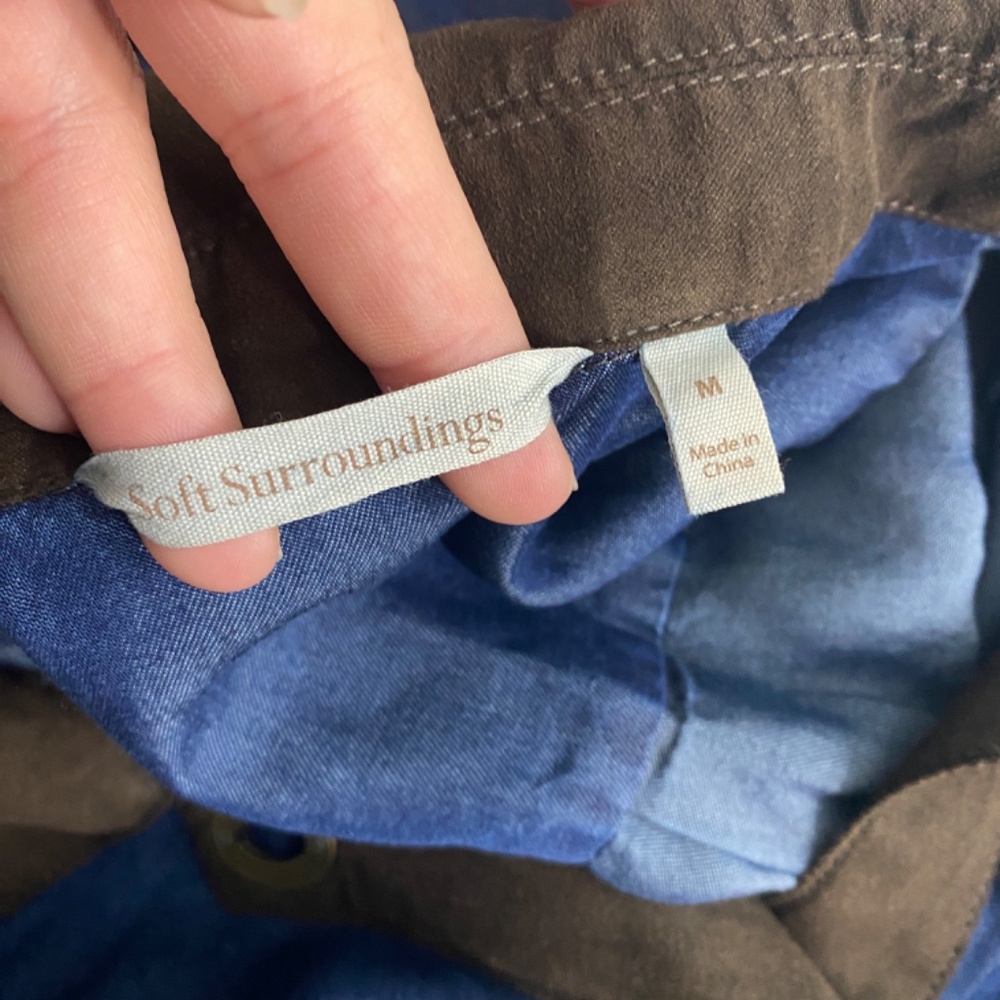 Soft Surroundings Icons Urbina Denim Dress - Picture 9 of 13